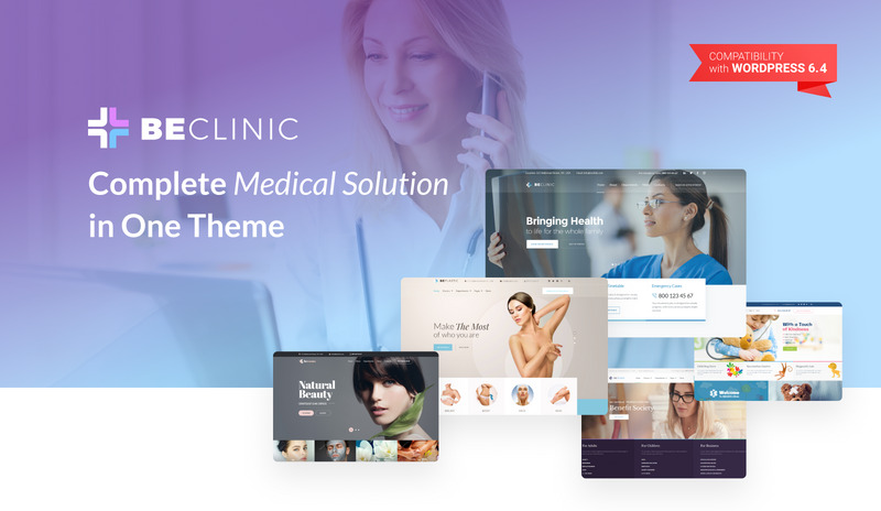 BeClinic - Medical WordPress Theme (Multipurpose) - Dentist, Surgery, Pharmacy and more - Image 2